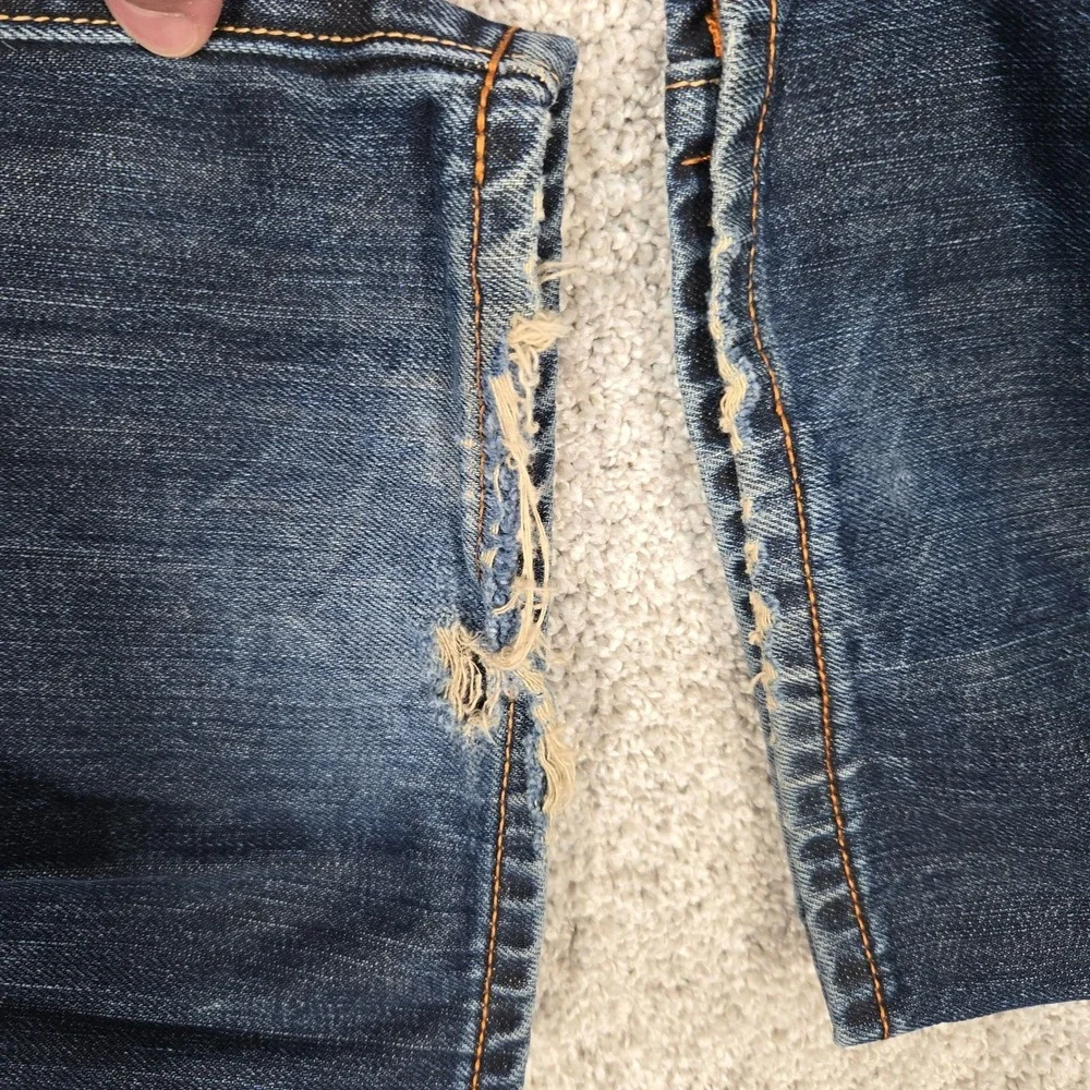 Ed Hardy Christian Audigier Button Fly Jeans Men 32x32 (fit 31x30 Y2K distressed